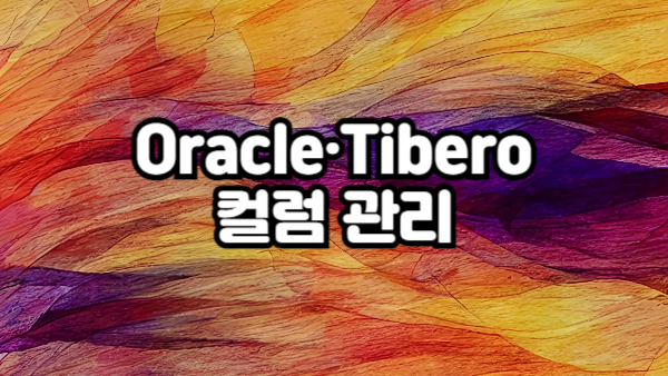 Oracle·Tibero 컬럼 관리 (ALTER TABLE) 핵심 요약