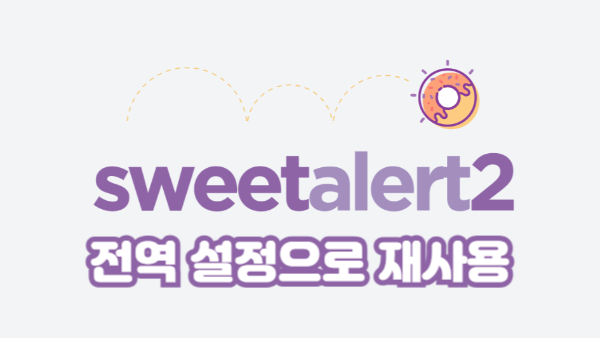 SweetAlert2 전역 설정으로 재사용 팝업 만들기｜Global Defaults 활용