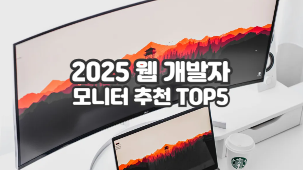 2025 웹 개발자 모니터 추천 TOP5