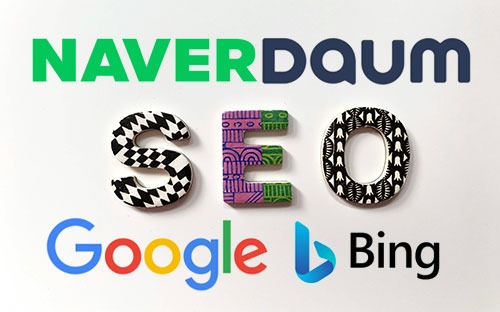 검색엔진최적화 콘텐츠를 소개하는 카드형 이미지